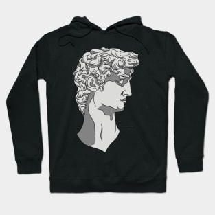 Marble David Pop Art Hoodie